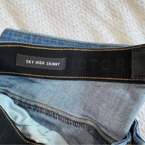 Torrid Plus Size Sky High Skinny Jean Premium Stretch Light Wash Button Fly SZ16 - Picture 9 of 11